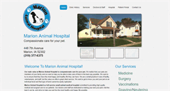 Desktop Screenshot of marionanimal.com
